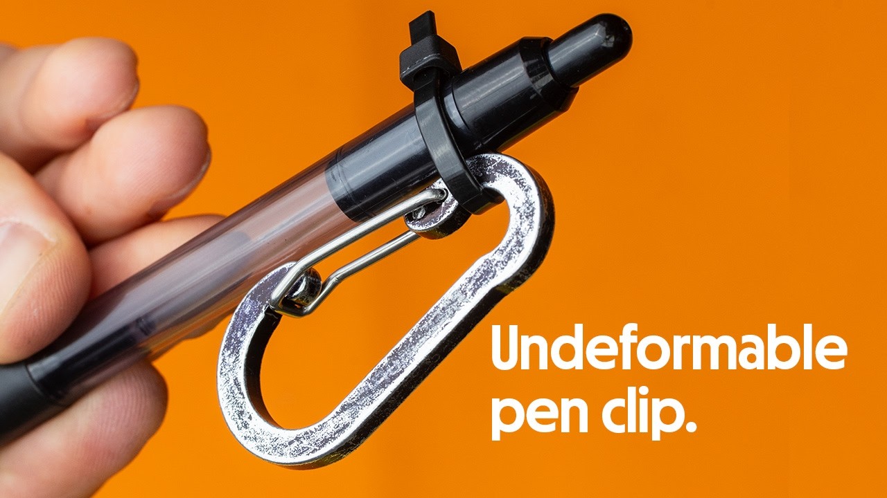 Fixing our problem with pen clips.