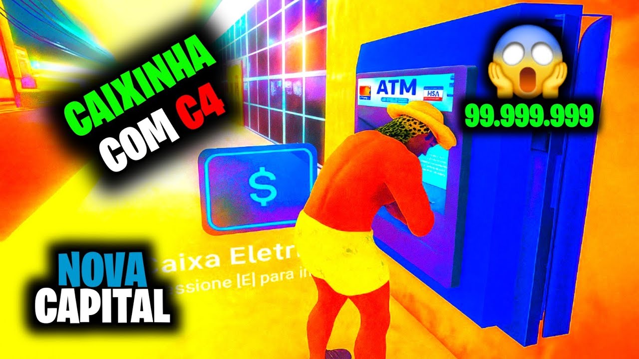 🚨 COMO GANHAR DINHEIRO USANDO C4 NA NOVA CAPITAL MTA