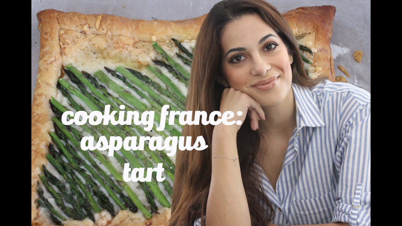 Asparagus Gruyere Tart Recipe || The Perfect French Hors d'Oeuvres