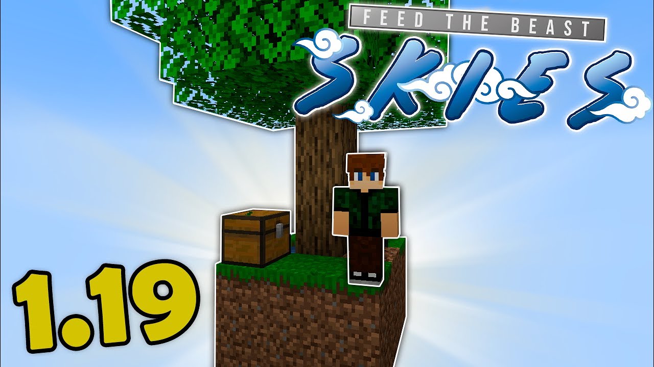 Como será um MODPACK Skyblock com CREATE!! - FTB Skies [Minecraft 1.19 Mods]