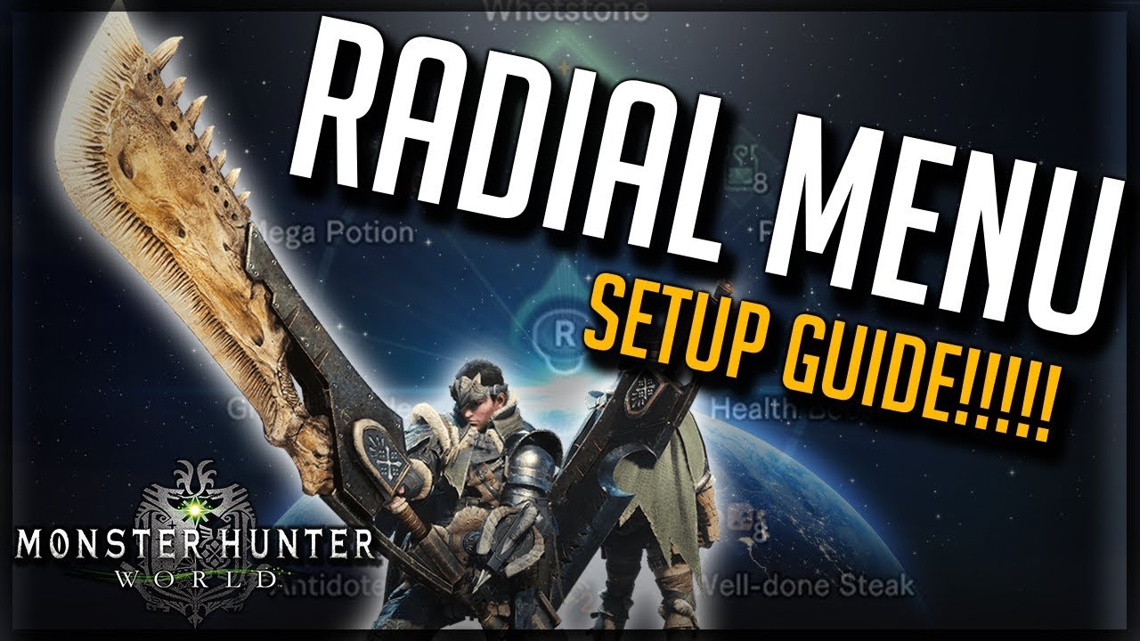 How To Setup Radial Menu - How To Stop Radial Menu Resetting - Monster hunter world mhw