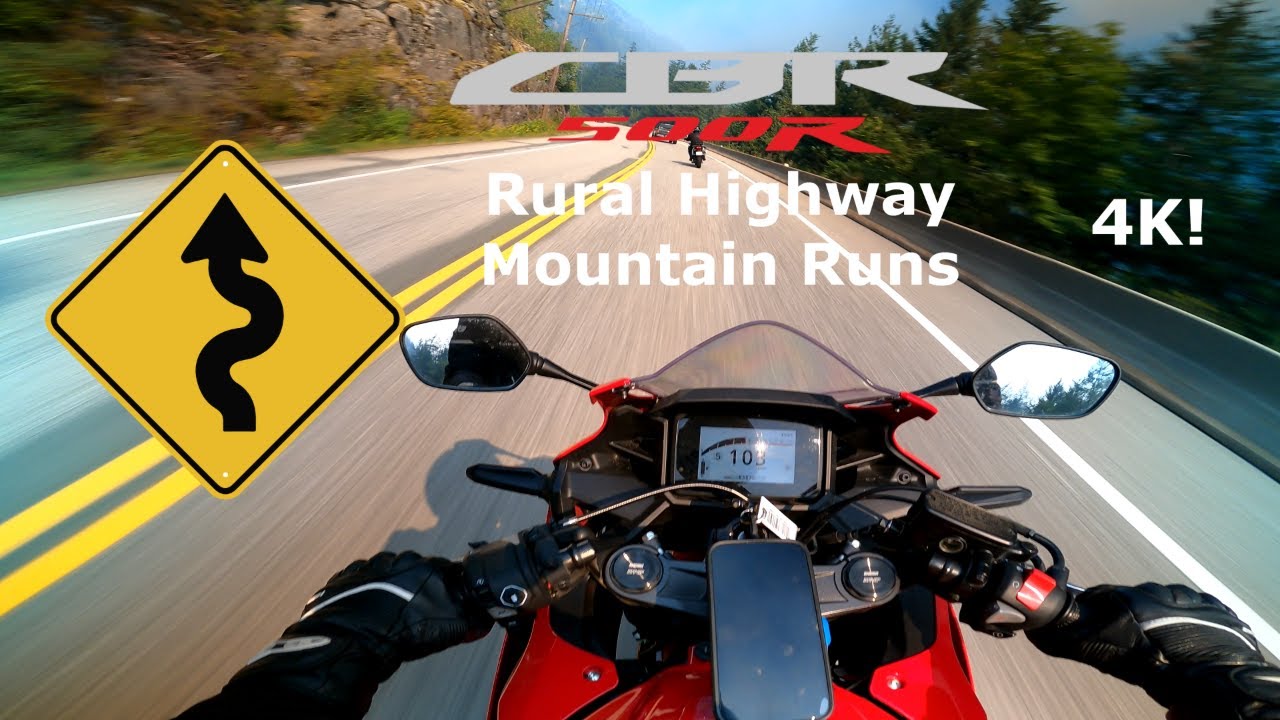 2024 Honda CBR500R | Rural Highway & Mountain Run | 4K | RAW Audio | No Talking | ASMR
