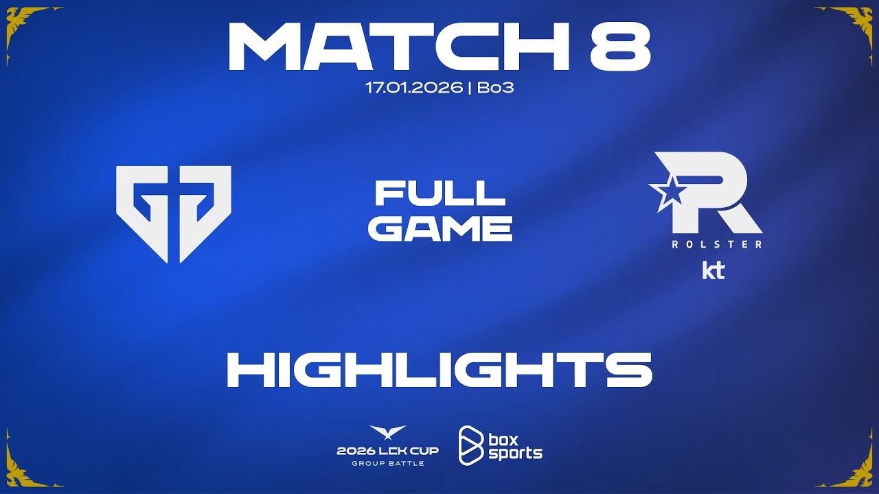 FULL HIGHLIGHTS GEN vs KT | MATCH 8 | 2026 LCK CUP
