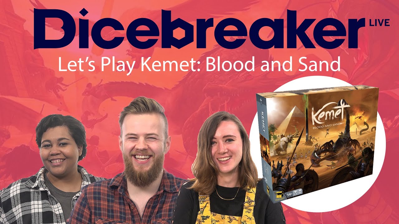 New edition of one of Wheels' favourite games! | Let's play Kemet: Blood and Sand LIVE