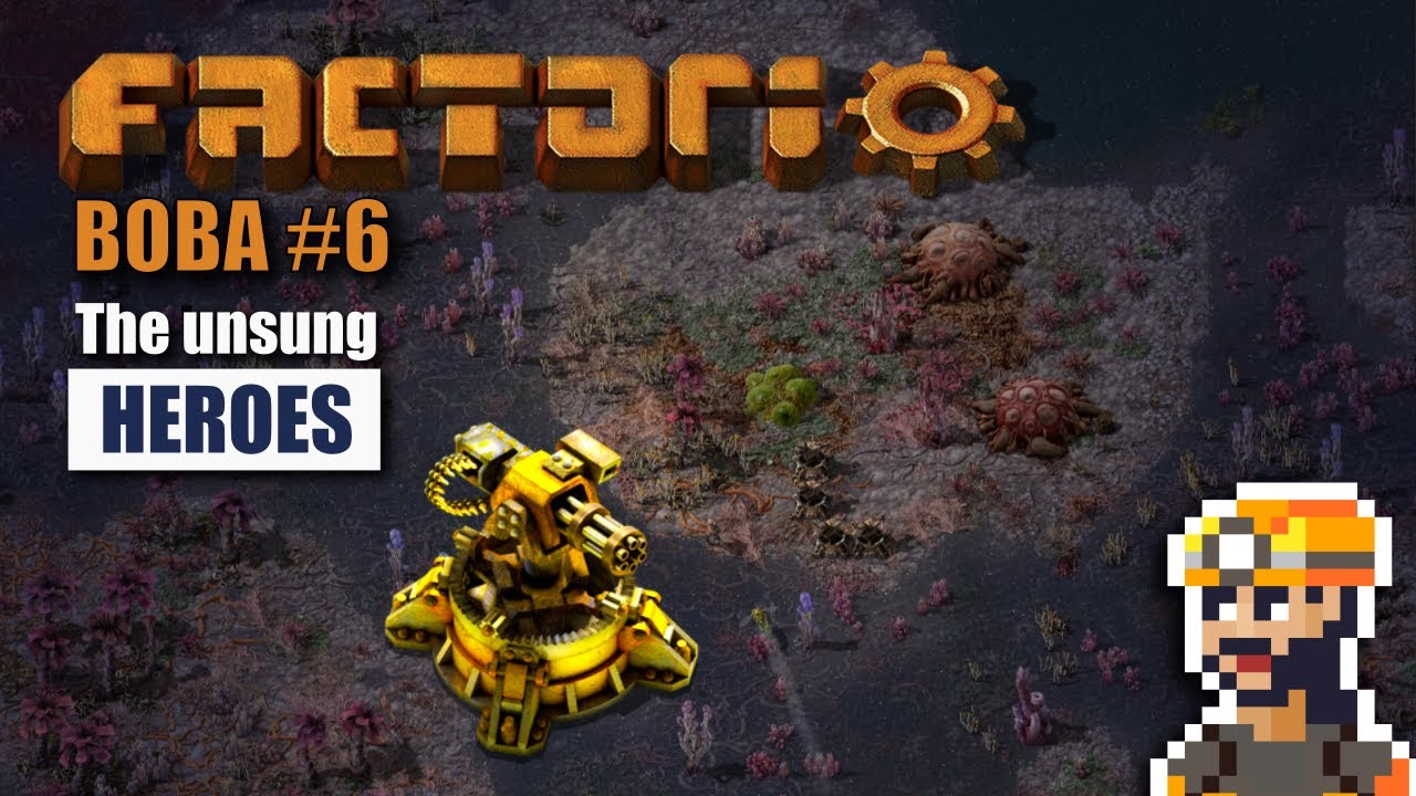 Yellow Ammo VS Pentapods (spoilers, not great) | Factorio BOBA ep6