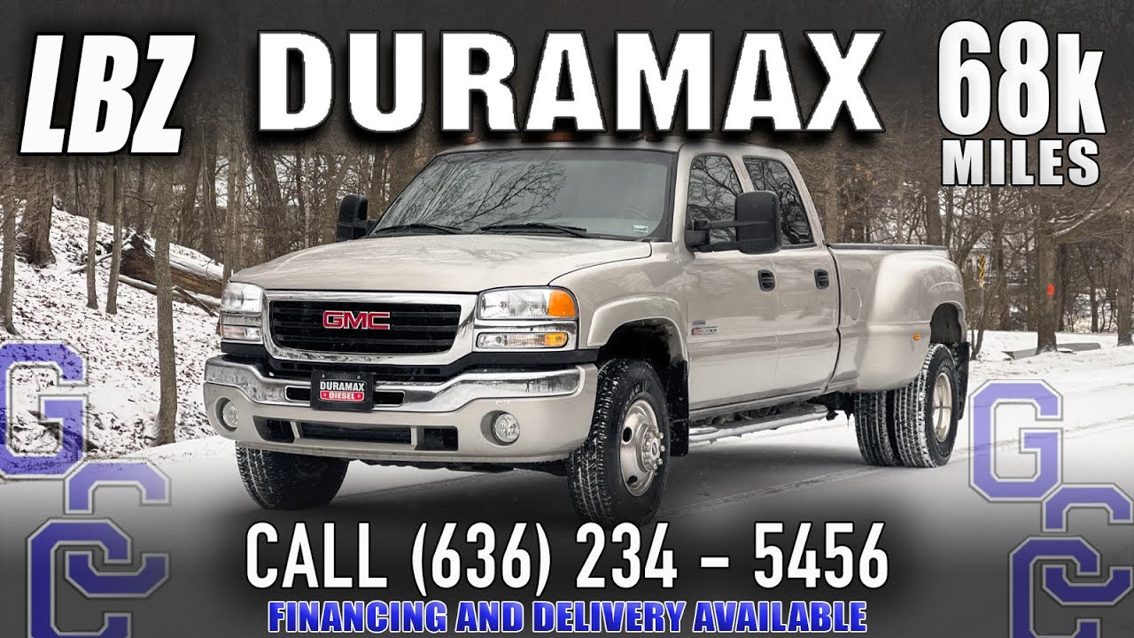 LBZ Duramax For Sale: 2006 GMC Sierra 3500 4x4 Diesel With Only 68k Miles
