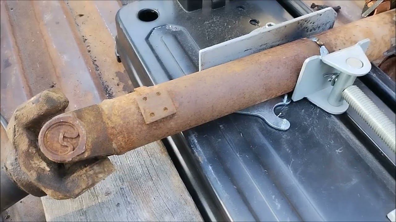 C10 short bed conversion How NOT to shorten a driveshaft