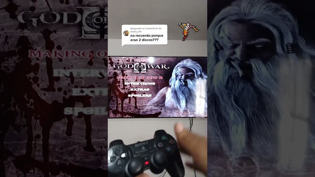 God of war 2 - Dos discos #parati #playstation #viral #videojuegos #godofwar #gaming #ps2 #games