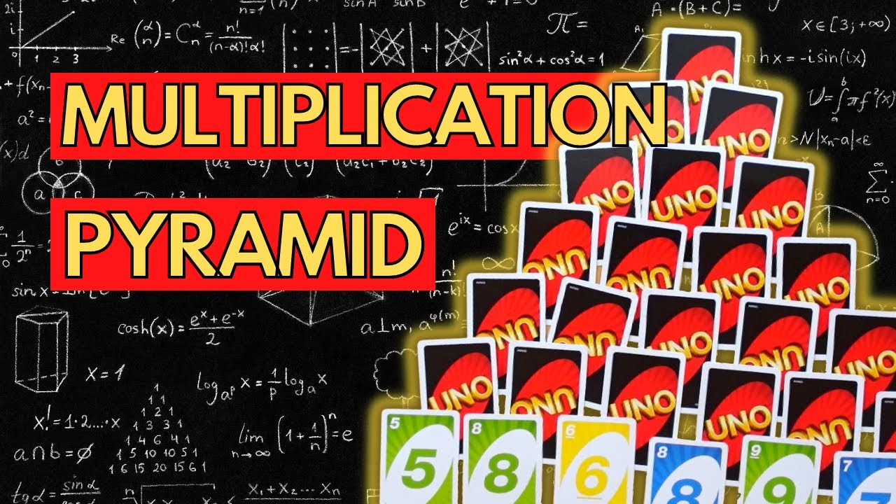 MULTIPLICATION WAR Pyramid Version | Gameschooling Multiplication Card Games