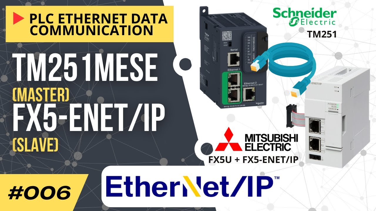 Ethernet/IP Communication TM251 (Master) with FX5-ENET/IP (Slave)