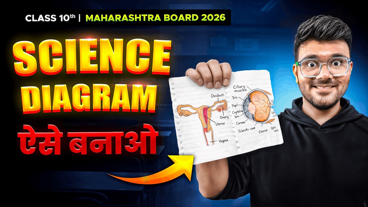 Class 10th Science | Important Diagrams🔥 LIVE Practice | Maharashtra Board