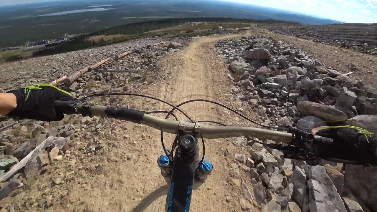 Ylläs bikepark Red downhill [Lapland, Finland]