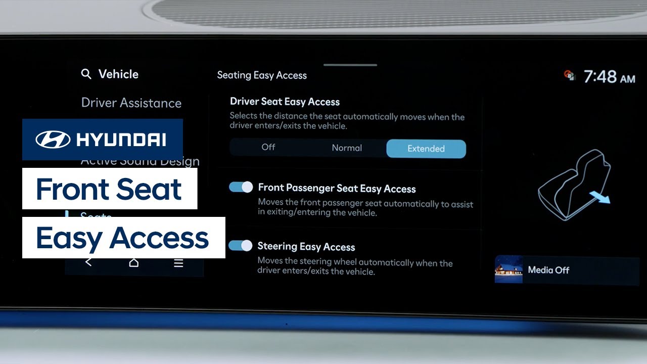 Front Seat Easy Access | Hyundai