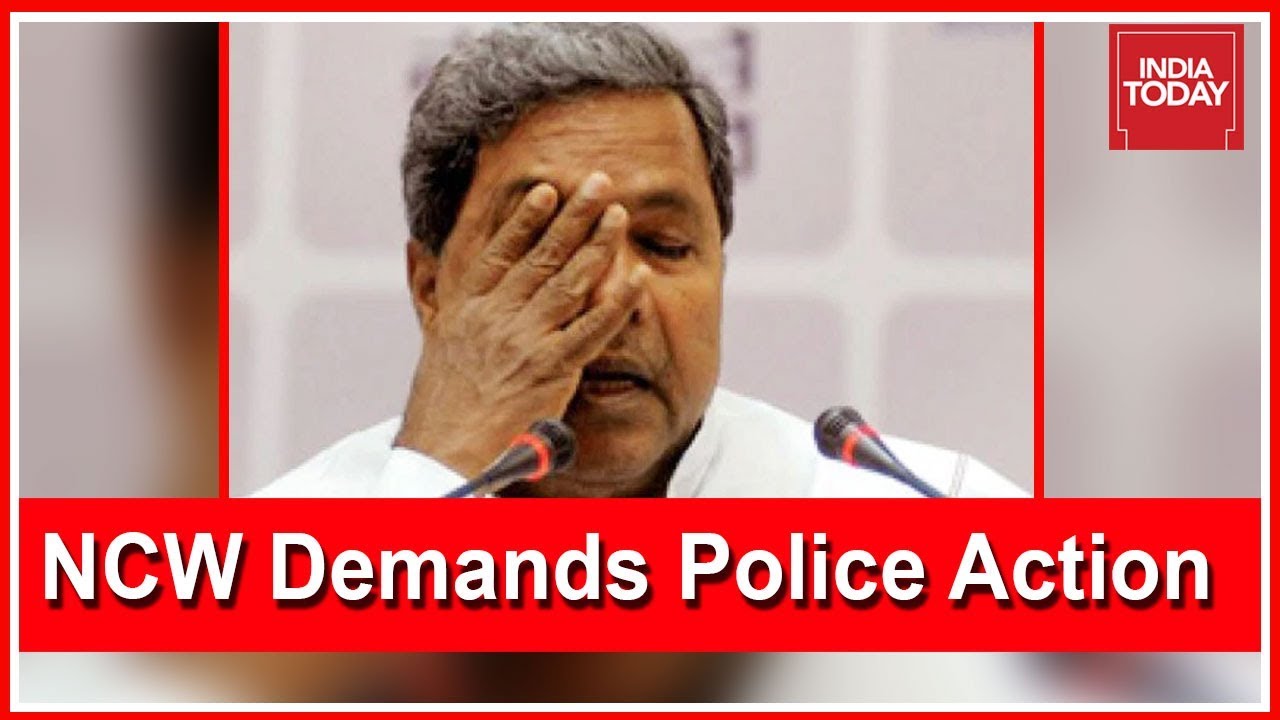 National Women's Commission Demands Police Action Against Siddaramaiah