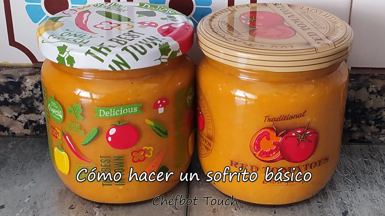 Cómo hacer un sofrito básico en Chefbot Touch, Taurus Trending Cooking y similares