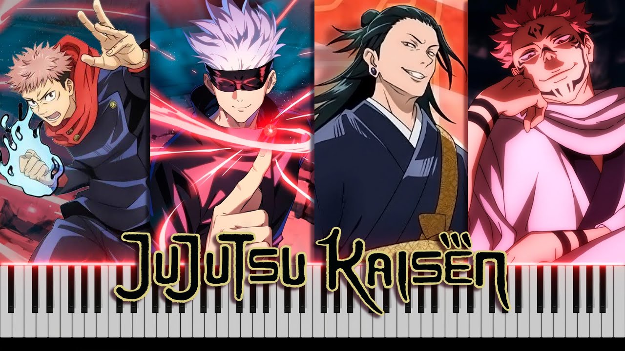 JUJUTSU KAISEN All Openings 1-4 on Piano [FREE MIDI]