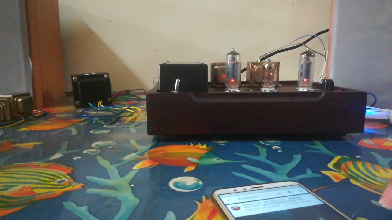 The new DIY wooden enclosure tube  amplifier .6n1/2, 6p1,6p14,EL84,EL34,KT88,6P3P...