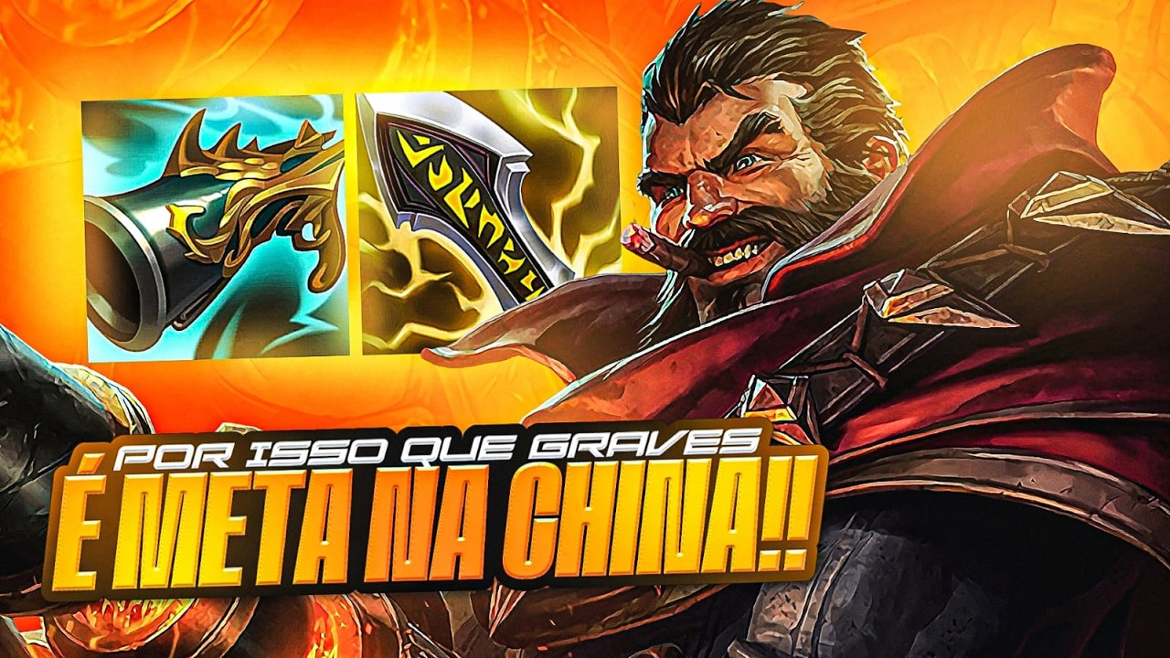 É POR ISSO QUE TÃO JOGANDO TANTO DE GRAVES NA CHINA!! - LoL Wild Rift