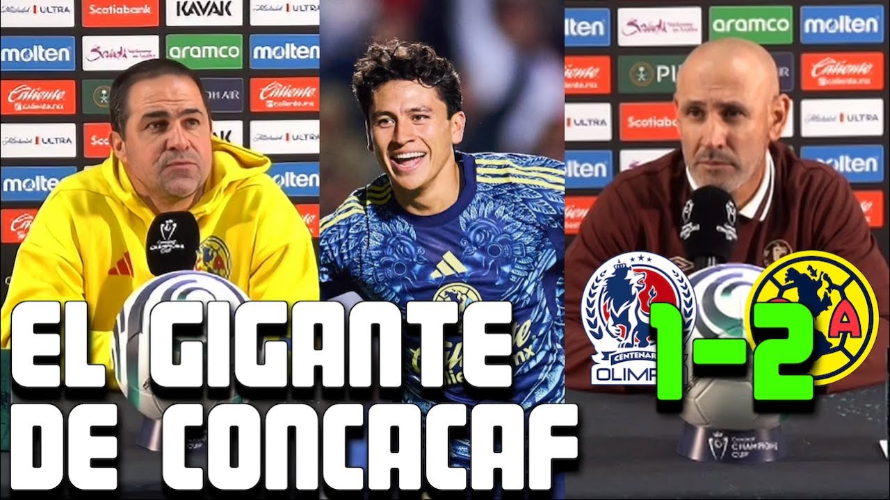 Olimpia (1-2) Club América Concachampions | Conferencia Jardine, Eduardo Espinel