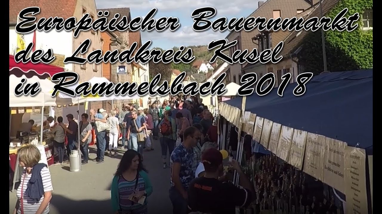 Europäischer Bauernmarkt des Landkreises Kusel in Rammelsbach 2018