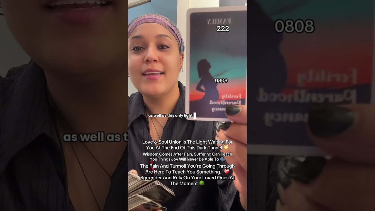 Темная ночь души подходит к концу 🌟 Любовь и единение ждут вас в конце этого темного туннеля ♥️