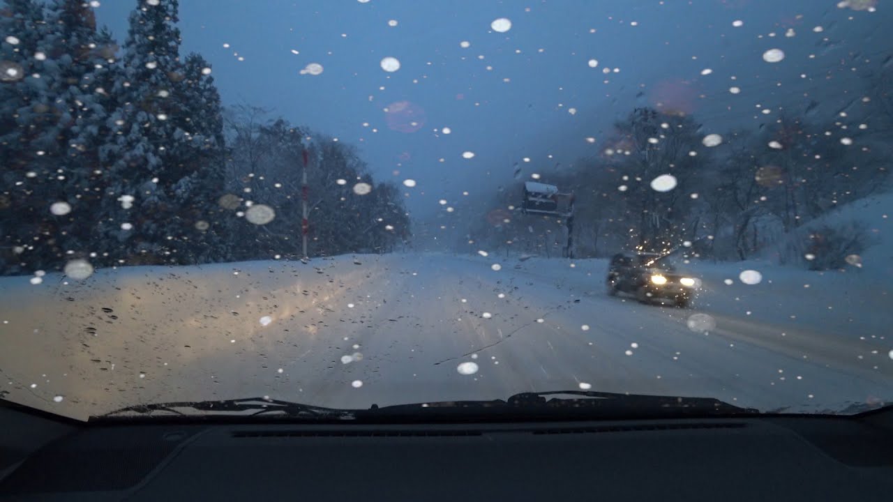 大雪後の国道17号・三国峠越え・後編（三国トンネル～道の駅みつまた）2WD軽+スタッドレス