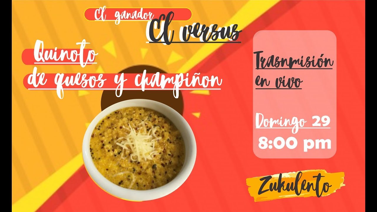 Quinoto de quesos y champiñon