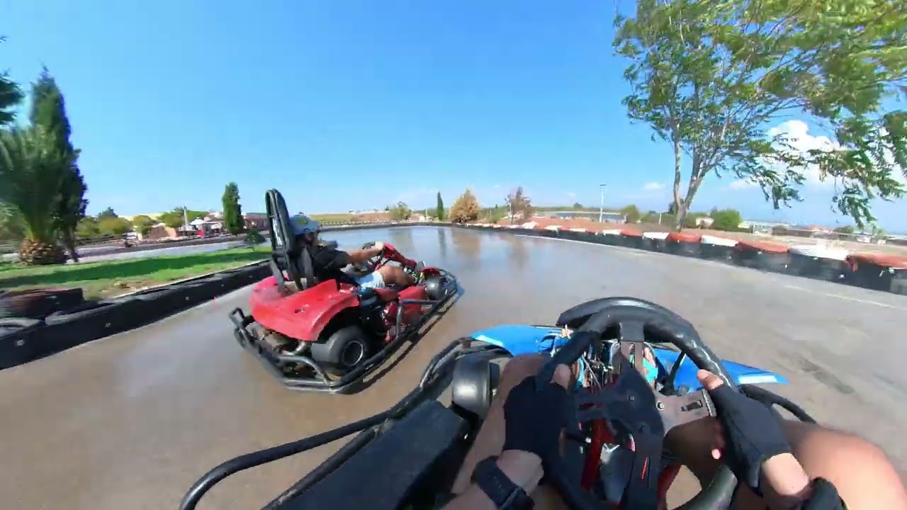 İzmir karting yarışında ortalığın tozunu attık.