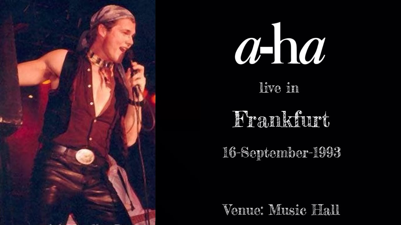 A-ha live in Frankfurt, Germany (16-September-1993)