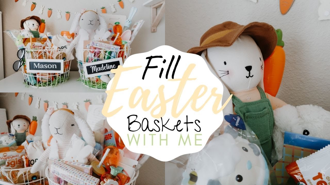 WHAT'S IN MY KIDS' EASTER BASKETS | DIY EASTER BASKETS | Monica Perera
