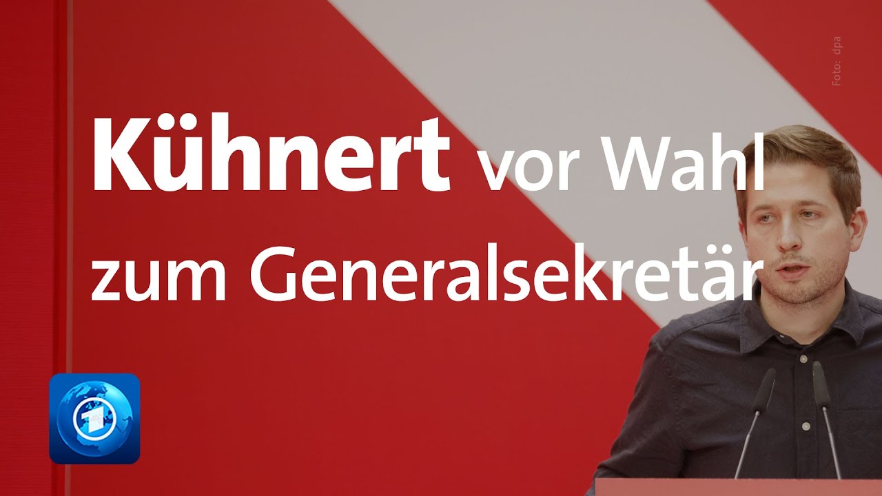 SPD-Bundesparteitag: Kevin K&uuml;hnert vor Wahl zum Generalsekret&auml;r