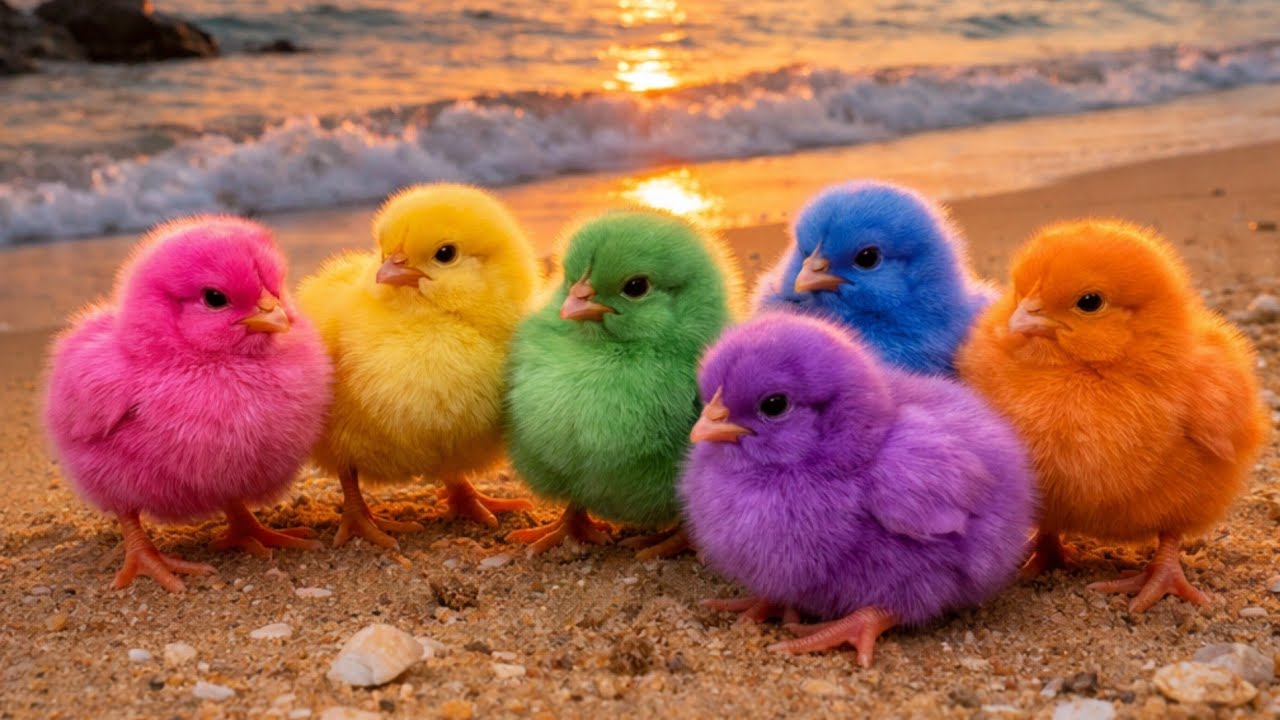 Ayam Warna warni Sepunggur,Ayam Rainbow,Bebek Angsa Kelinci Lucu terbaru!!