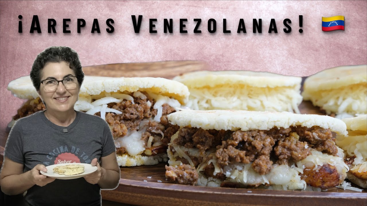 ¡Arepas Venezolanas! 🇻🇪 ¡Deliciosas!