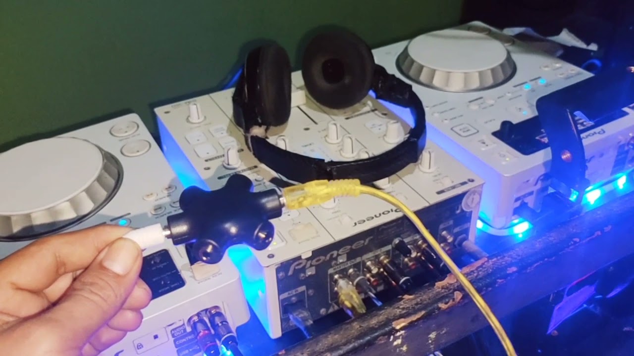 Soundcard V8 nyambung ke alat DJ begini caranya