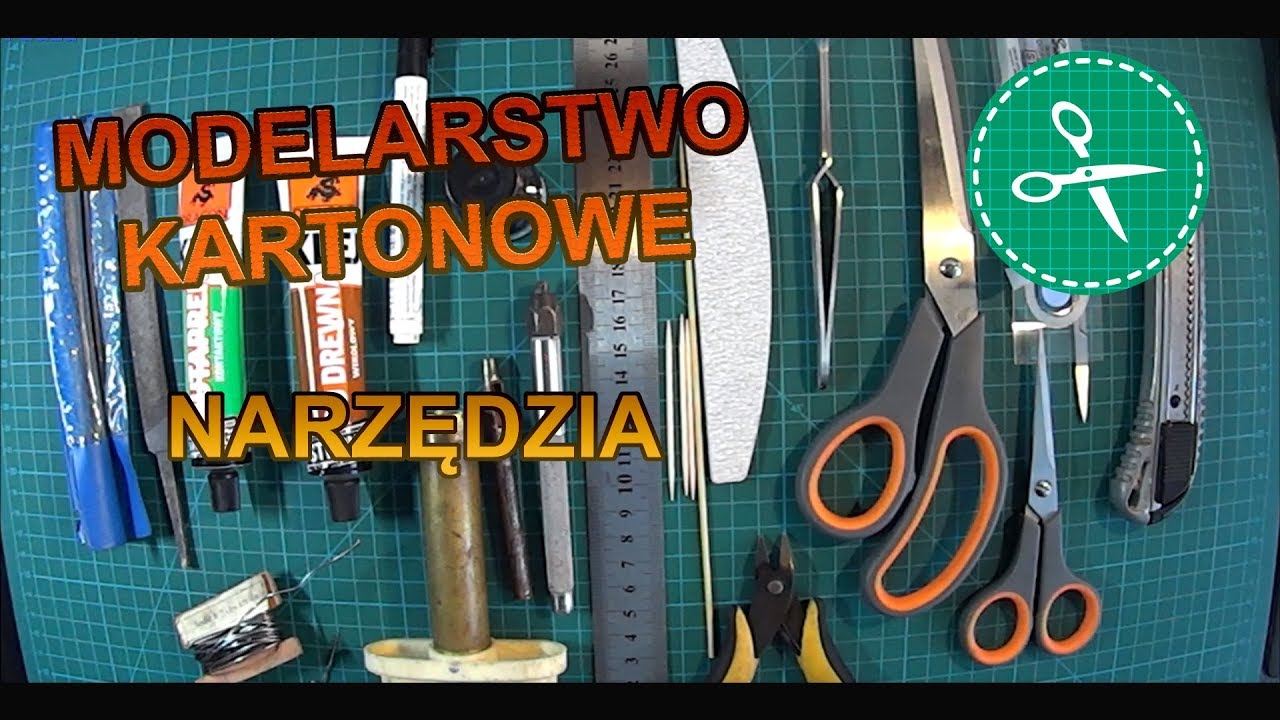 Modelarstwo kartonowe - Narzędzia  - Poradnik