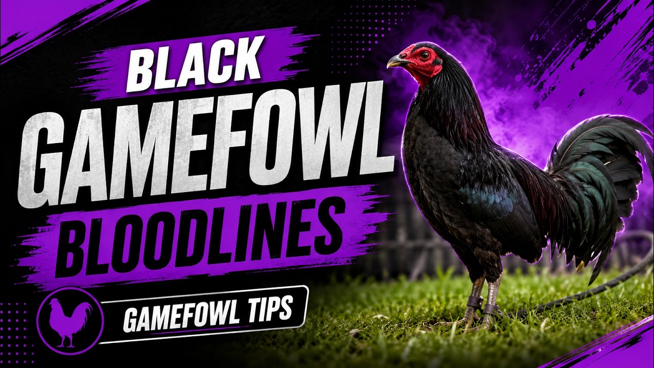 Unveiling the Legacy: Black Gamefowl Bloodlines - Strength, Strategy, and Survival