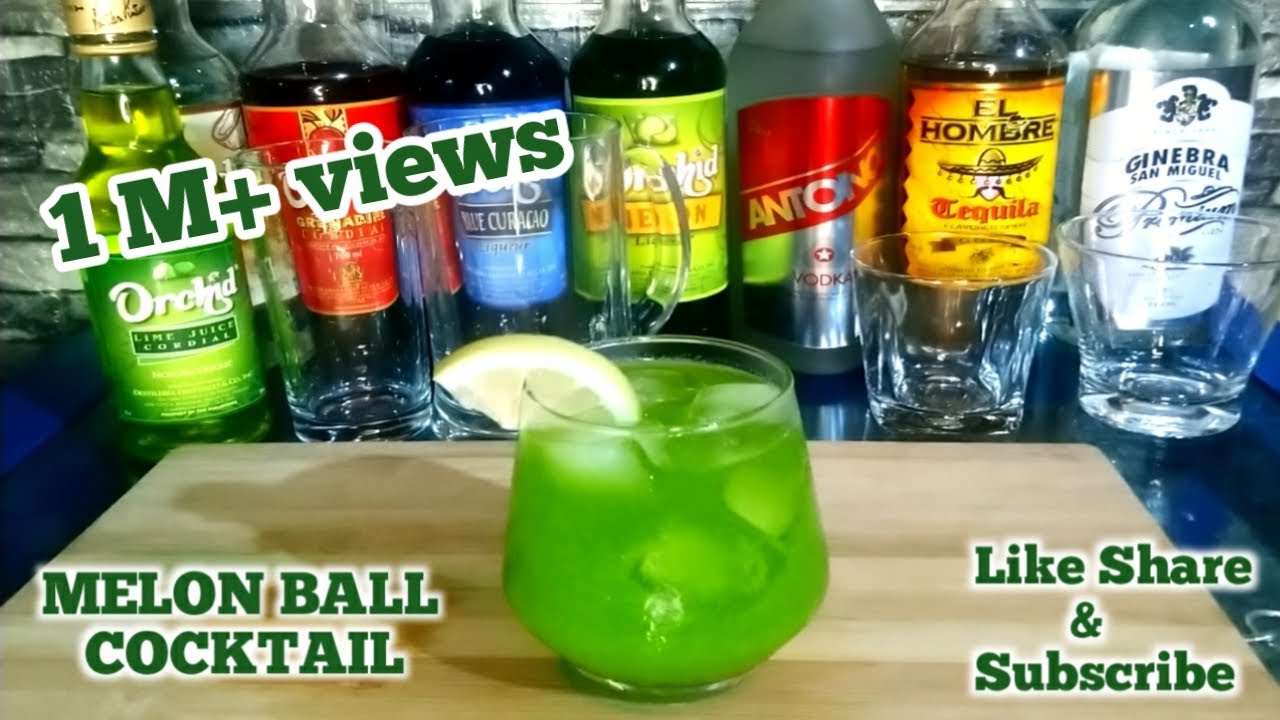 HOW TO MAKE MELON BALL COCKTAIL | MELON LIQUEUR RECIPE | MELON BALL | COCKTAIL MIXING