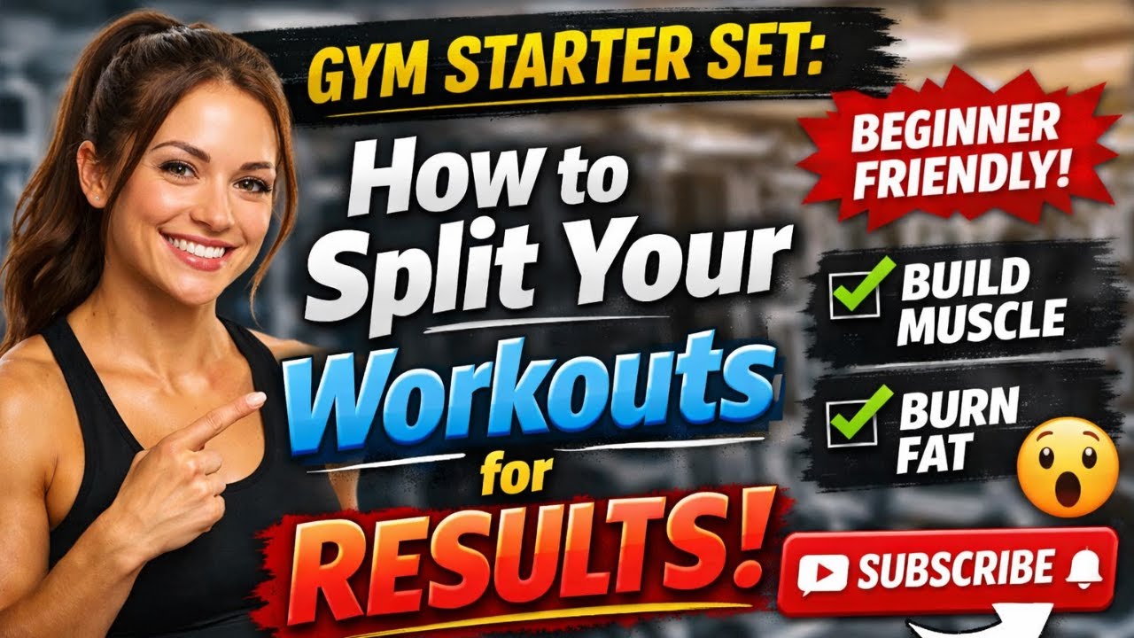 Gym Starter Set: How to Split Your Workouts for Results