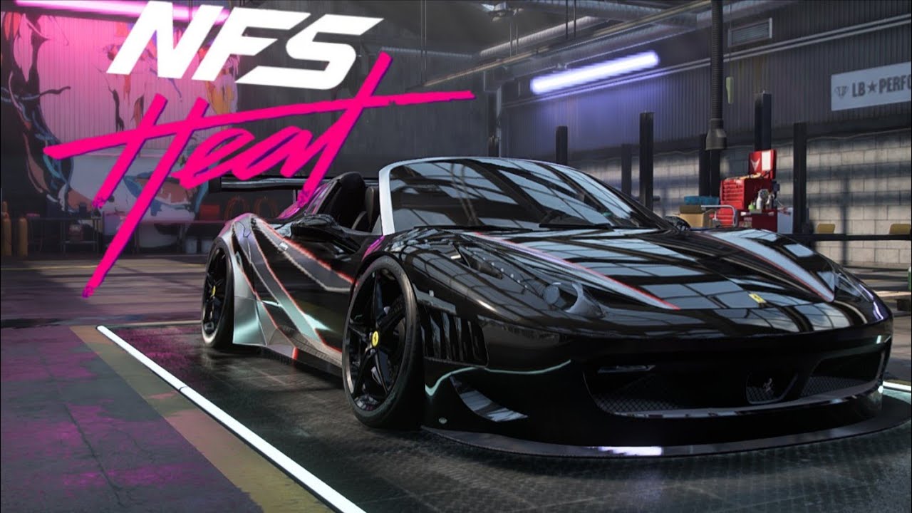 Need for Speed heat Ferrari 458 spider customisation