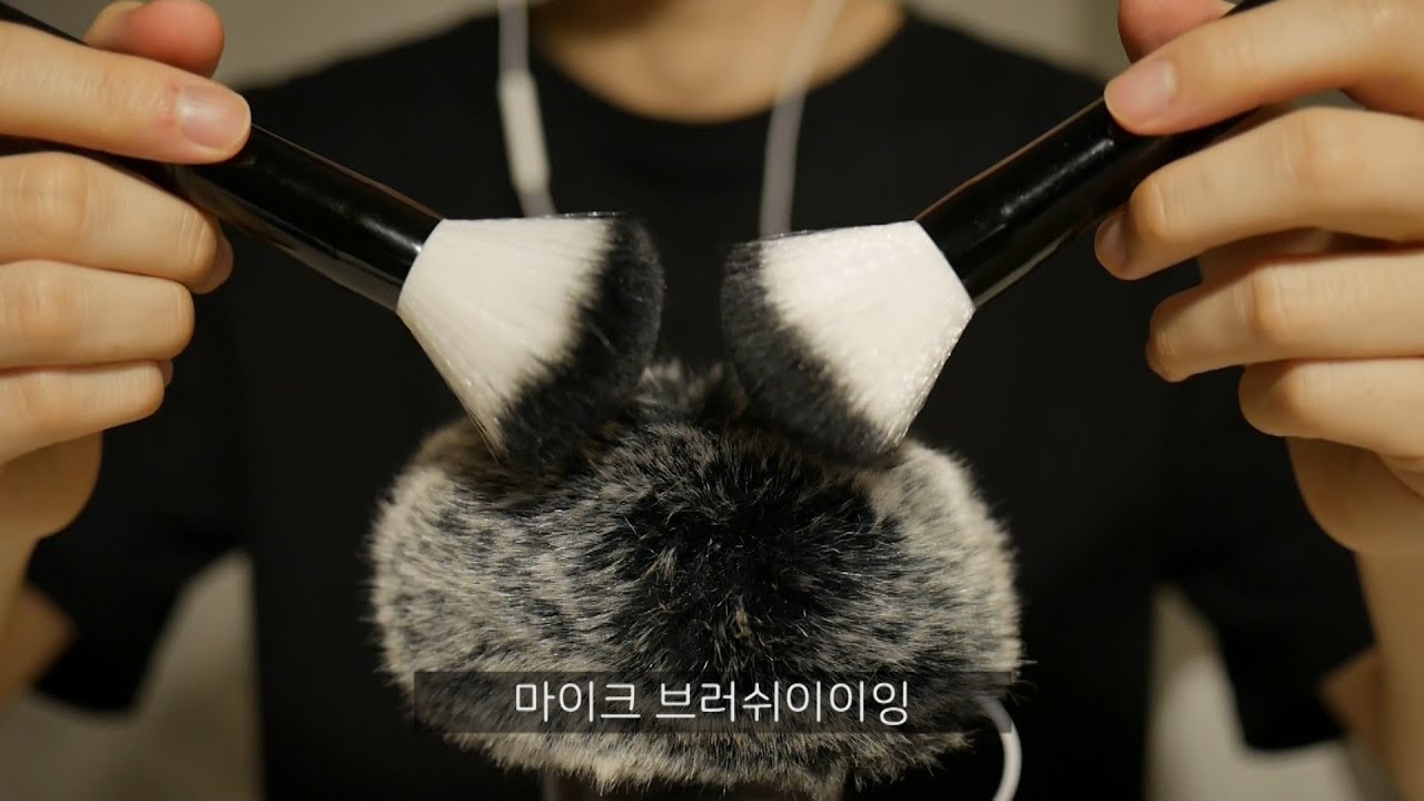 [ASMR] 잠오는 마이크 브러시이이잉 Mic Brushing for Sleep NoTalking