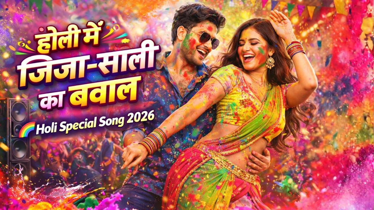 होली में जिजा-साली का बवाल | Jija Sali Ke Thumka | Bhojpuri Holi Song 2026 | DJ Dance Holi Special
