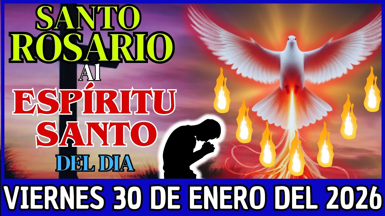 ROSARIO CORTO AL ESPIRITU SANTO : CORONILLA Y ORACIÓN  #PENTECOSTES 💖 VIERNES 30 DE ENERO DEL  2026