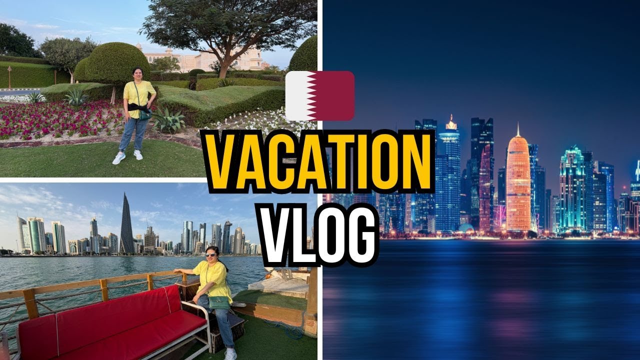 day in my life vlog ☀️ Winter Boat Rides & Parks in Doha, Qatar 🇶🇦