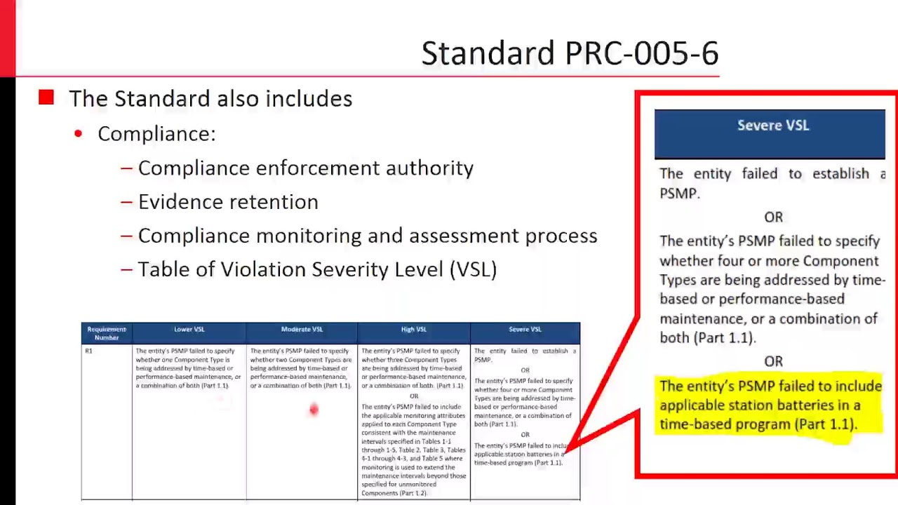 Battery Testing and Maintenance as per NERC PRC-005 Guidelines