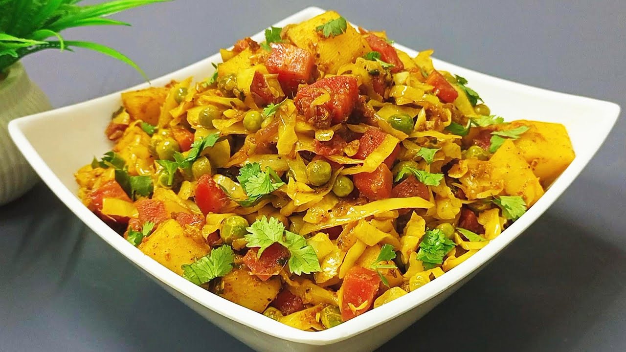 Cabbage With Mixed Vegetables | Mixed Vegetables Recipe | Mixed Vegetables Recipe by Home Chef