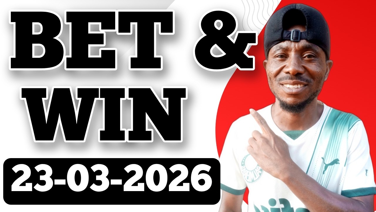 FOOTBALL PREDICTIONS TODAY 23/03/2026 | SOCCER PREDICTIONS TODAY | BETTING TIPS #footballpredictions