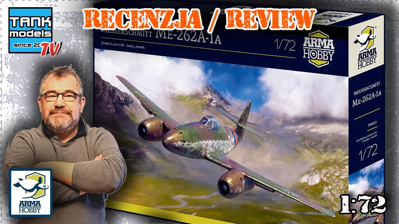REVIEW 5 - 🇩🇪 MESSERSCHMITT ME 262 🇩🇪 - ARMA HOBBY 70083