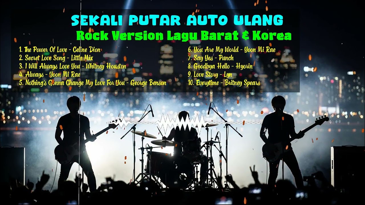 ONE PLAY AUTO REPEAT‼️ Rock Version of Western & Korean Songs