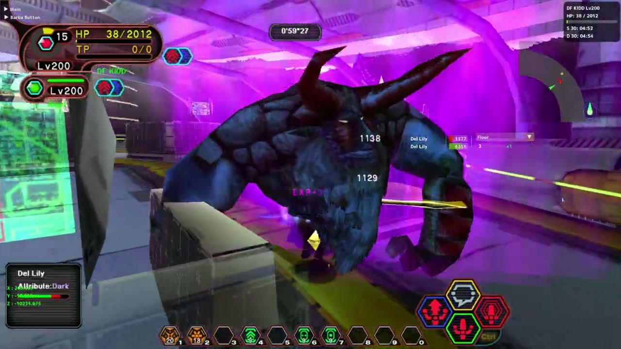 PSO BB Ultima - Raid on Central Tower 2P NO PB  43:37 Remaining
