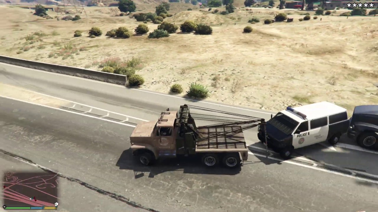 GTA 5 - BEST CAR + POLICE CHASE (TOWTRUCK)
